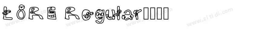 LORE Regular字体转换